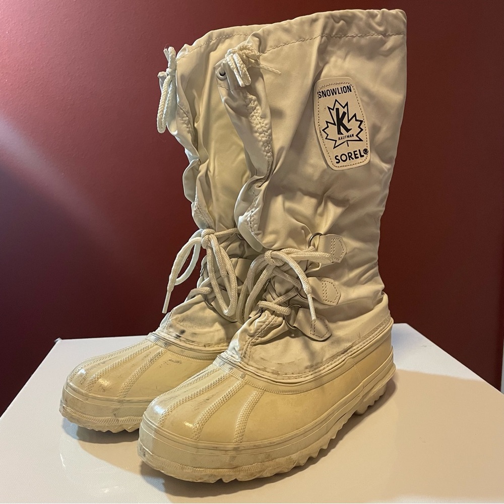 Sorel Women’s Kaufman Canada White Snowlion‎ Insulted Waterproof Tall Boot